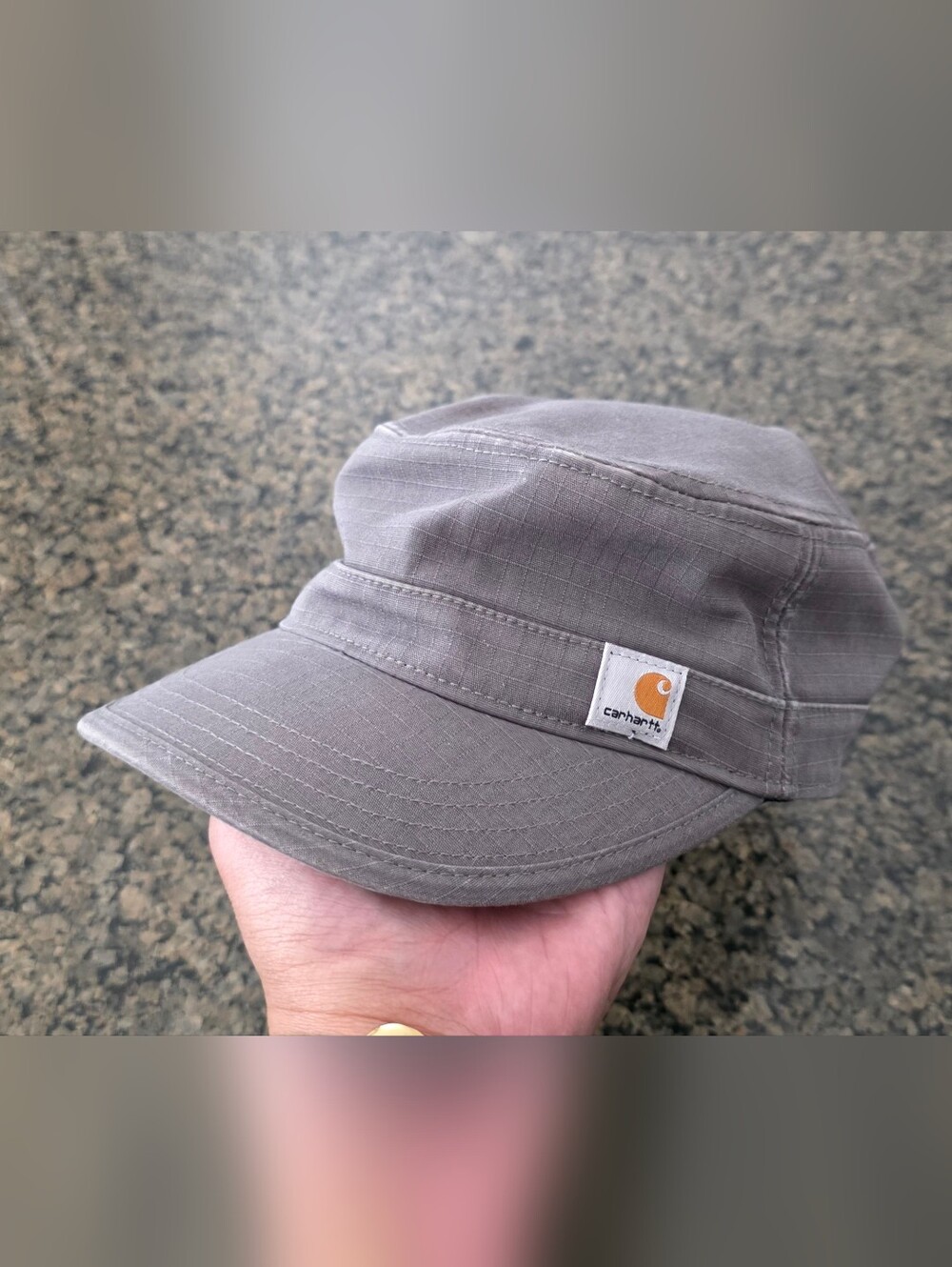 Carhartt Military Style Hat gray One Size Fits Most Unisex Adult Ripstop Adjusta